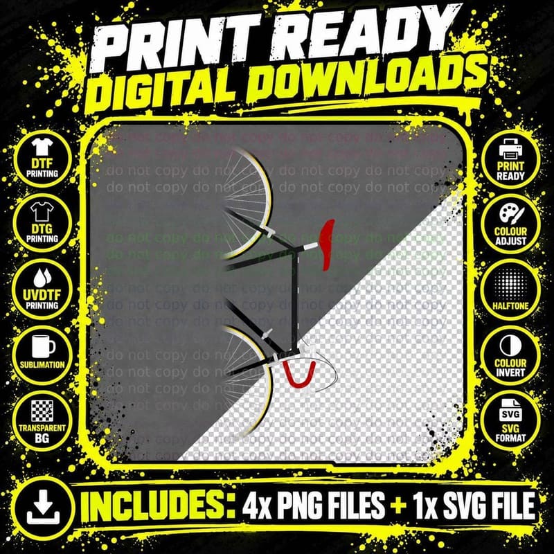 Bicycle Lovers Retro Vintage Racing Cycling Bike., Men Png SVG Digital Bundle