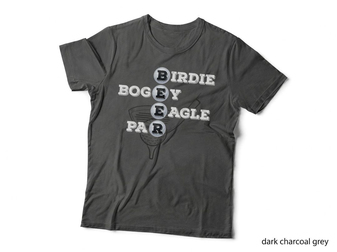 Birdie Bogey Eagle Par Beer Golf Ball Funny Golfer, Golf Humor T-Shirt