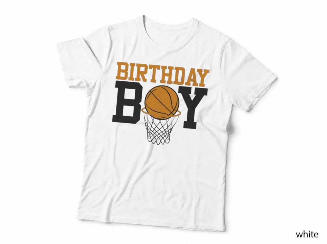 Boy of the Birthday - Basketball Family Birthday, Boys Birthday Gift T-Shirt