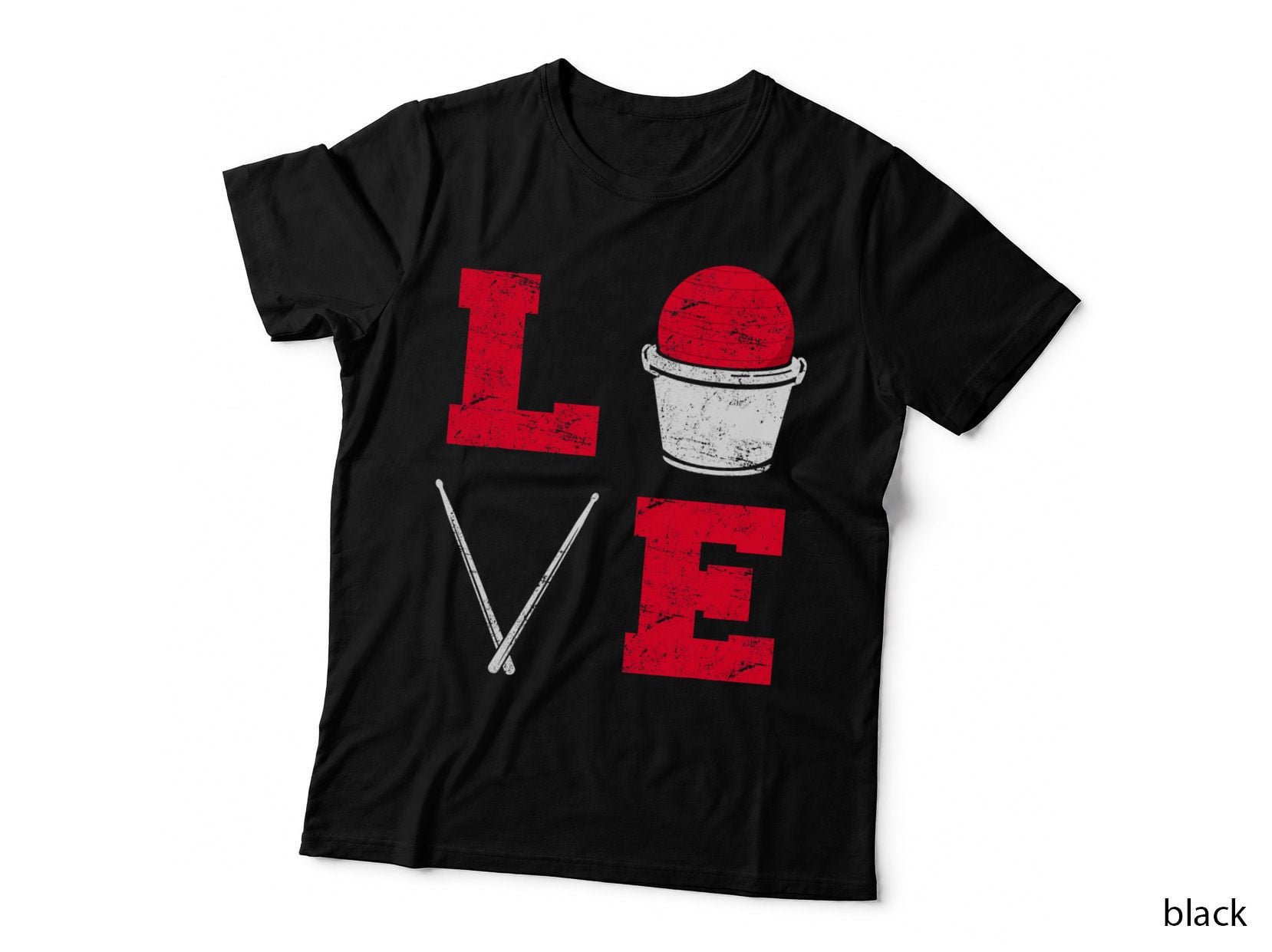 Cardio Drumming Love Fitness Class Gym Workout Exercise T-Shirt