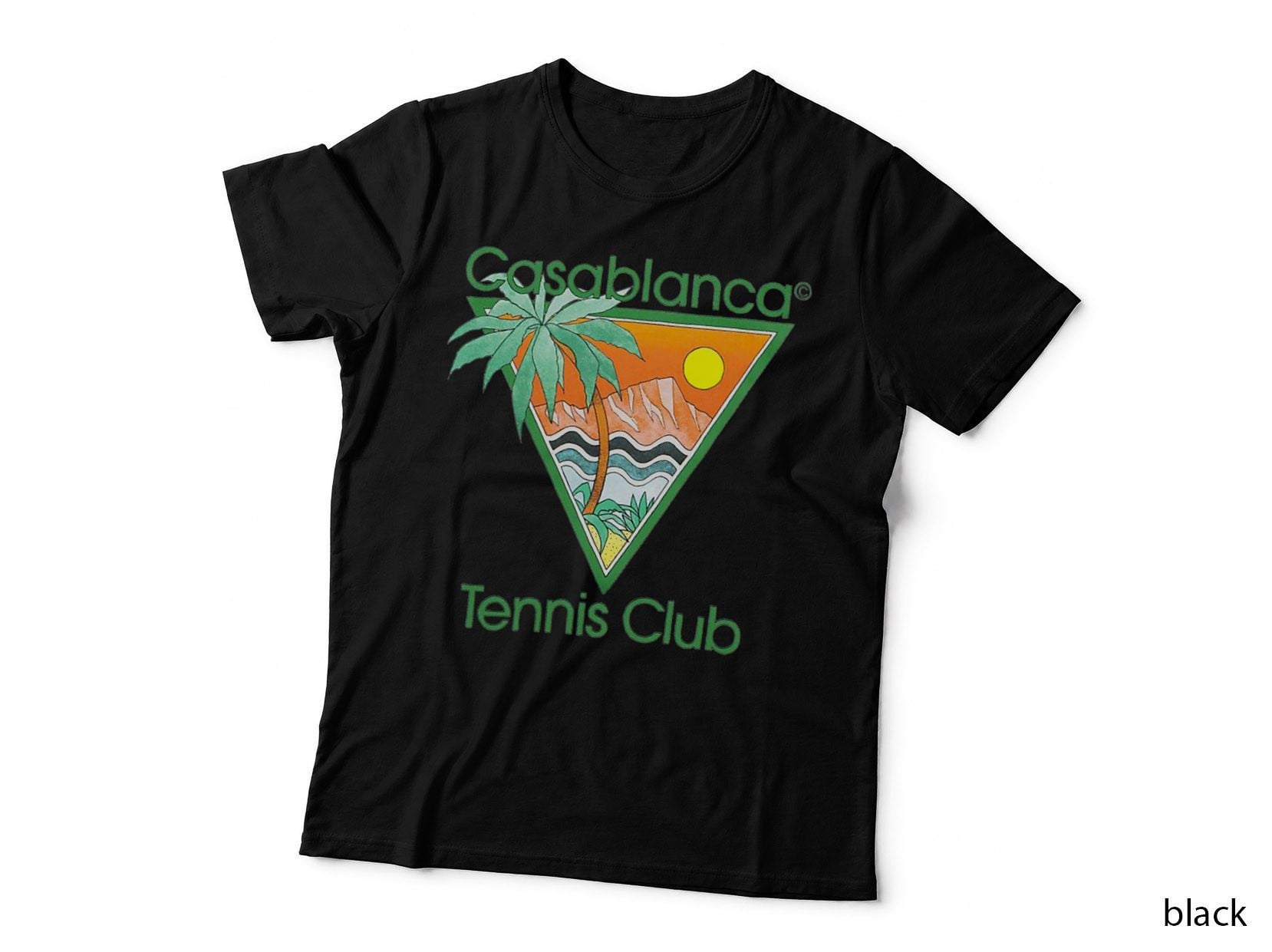 Casablanca Tennis Club, Vintage Sports Style, Retro Fashion, Classic T-Shirt