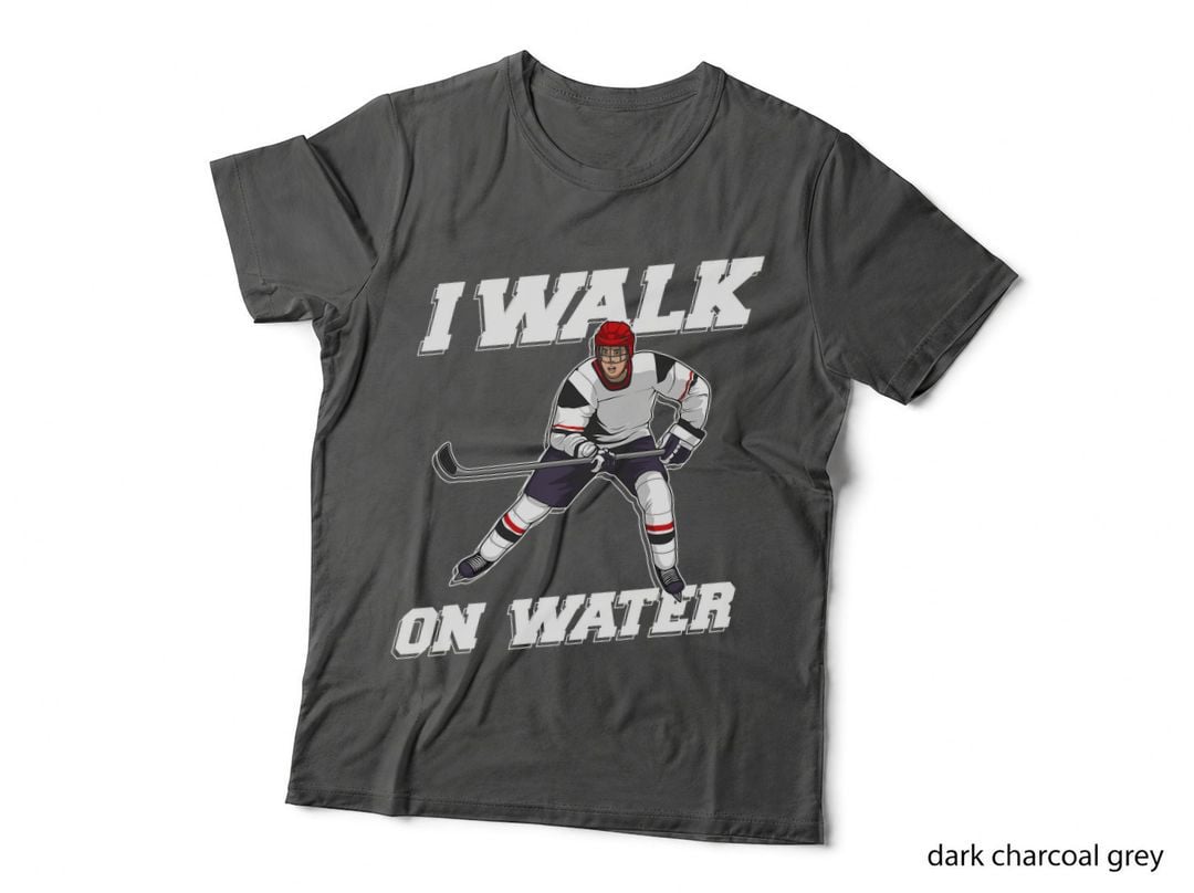Cool Ice Hockey Player Art for Men Women Ice Hockey Lover T-Shirt