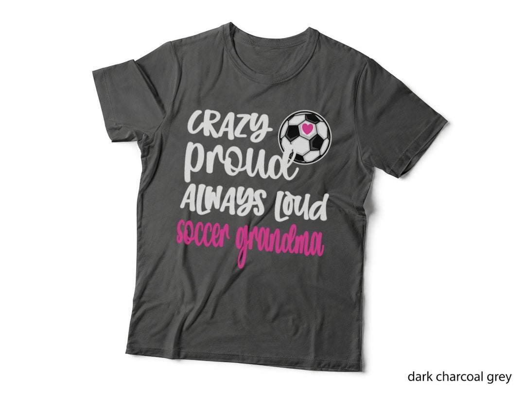 Crazy Proud Soccer Grandma Soccer Player Grandmother T-Shirt
