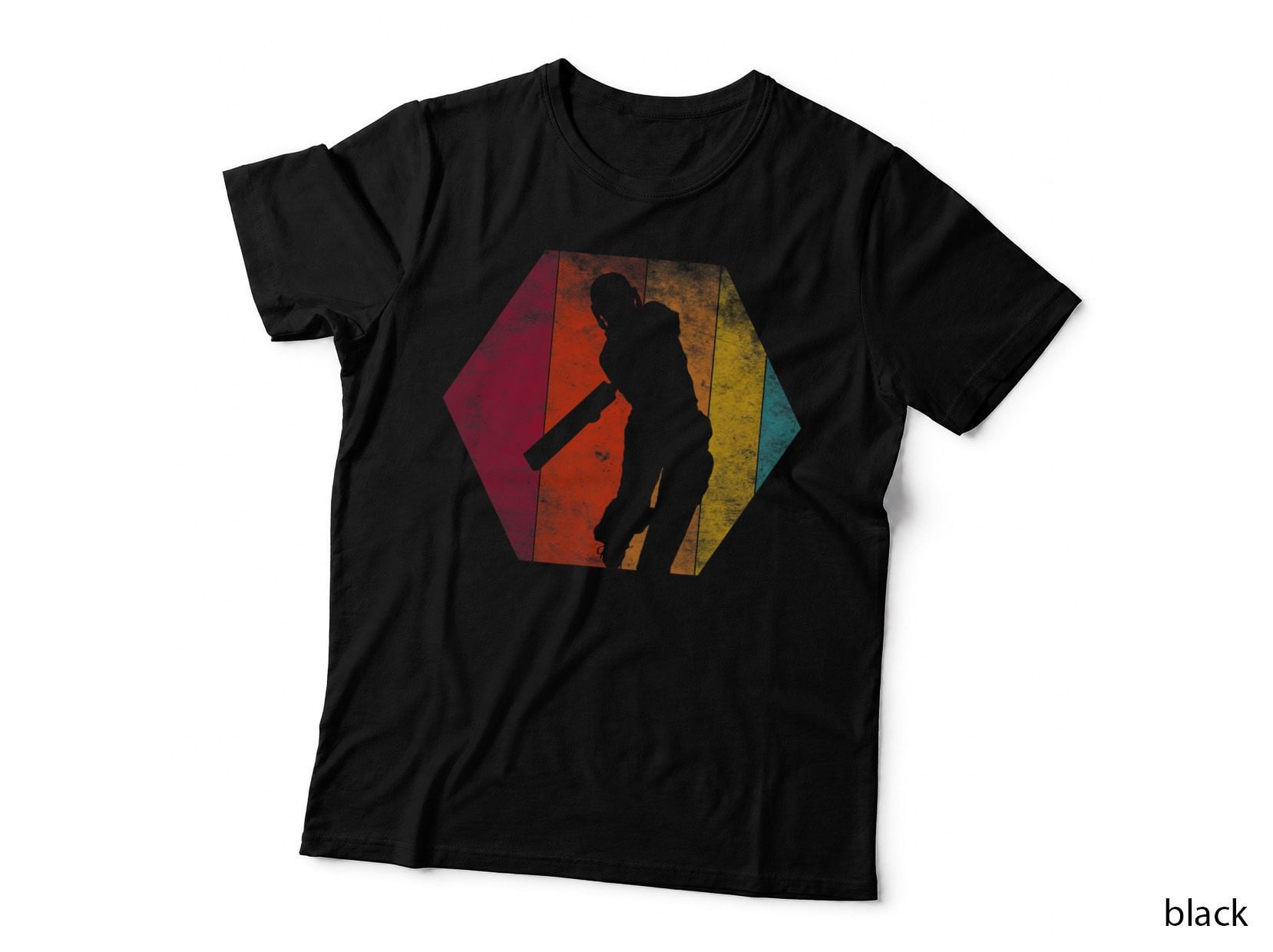 Cricket Vintage Retro Shirt Players Gift T-Shirt