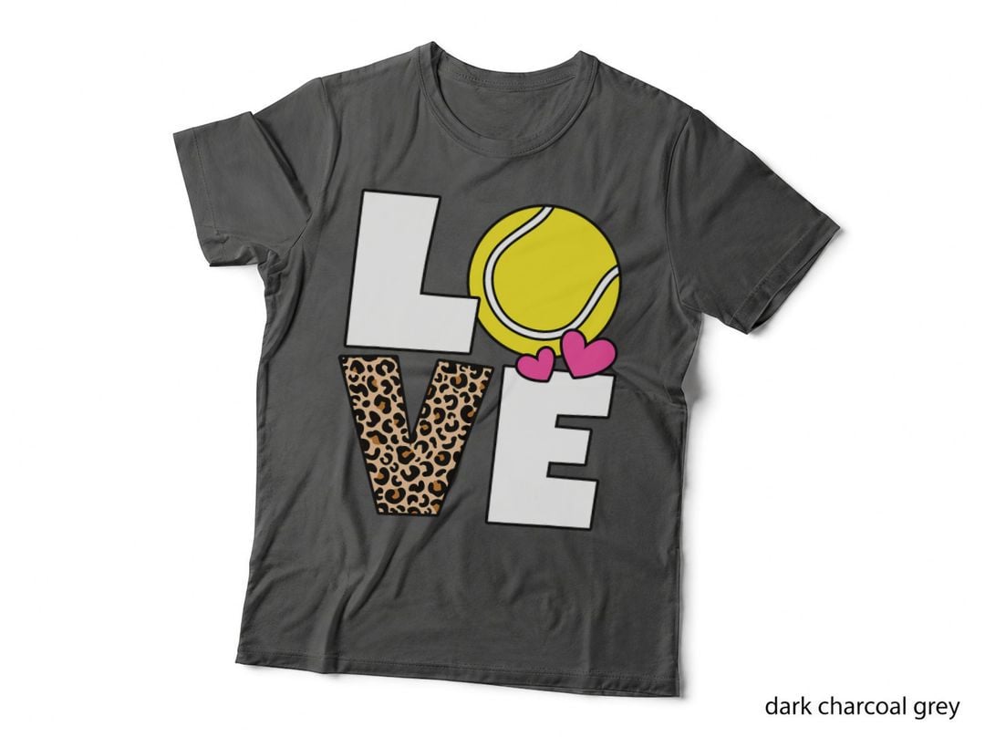 Cute Love Tennis Women Girls Tennis Lover, Tennis Fashion, Sports Style T-Shirt