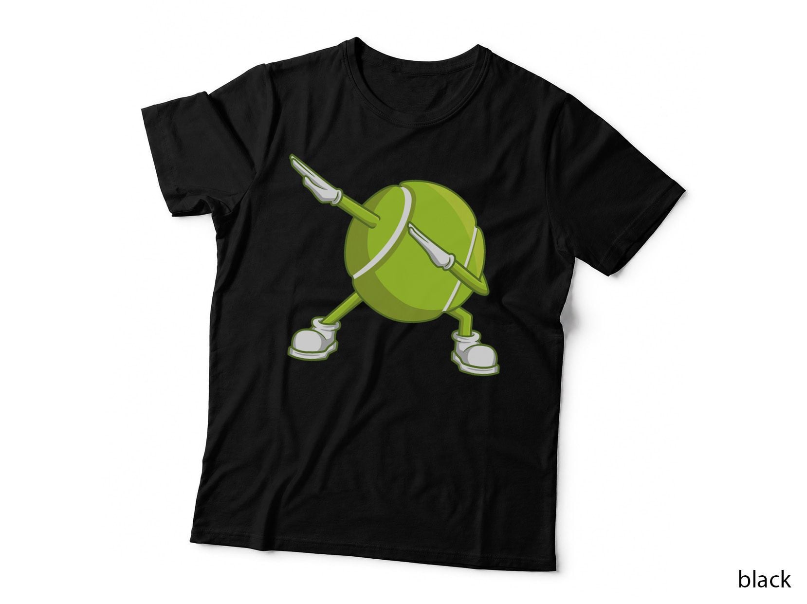 Dabbing Tennis Ball Funny Dab Dance Racket Game Outfit T-Shirt