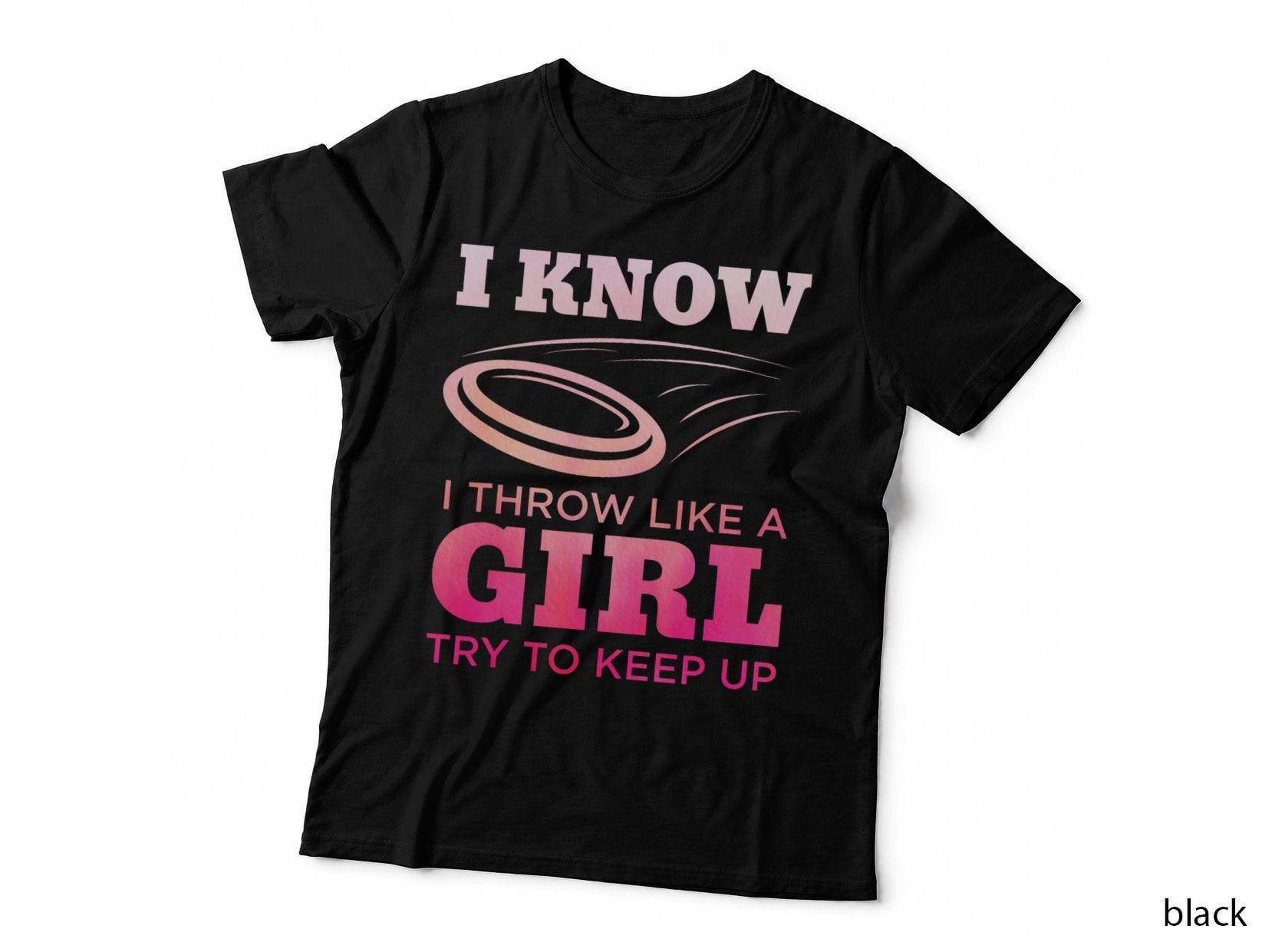 Disc Golf Girl Funny Disc Golfing Lover Player Gift, Disc Golf T-Shirt