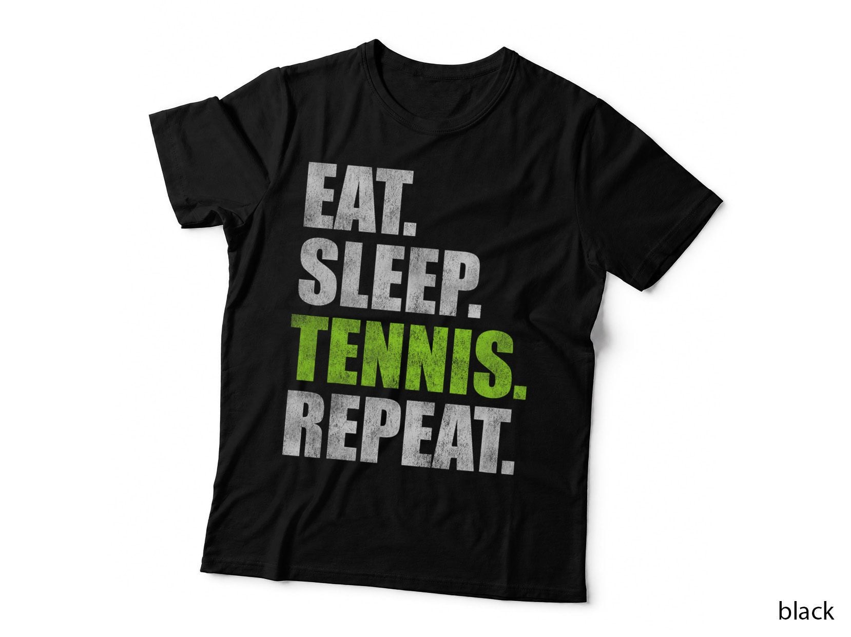 Eat Sleep Tennis Repeat, Tennis Lover Gift, Sports Fan, Active T-Shirt