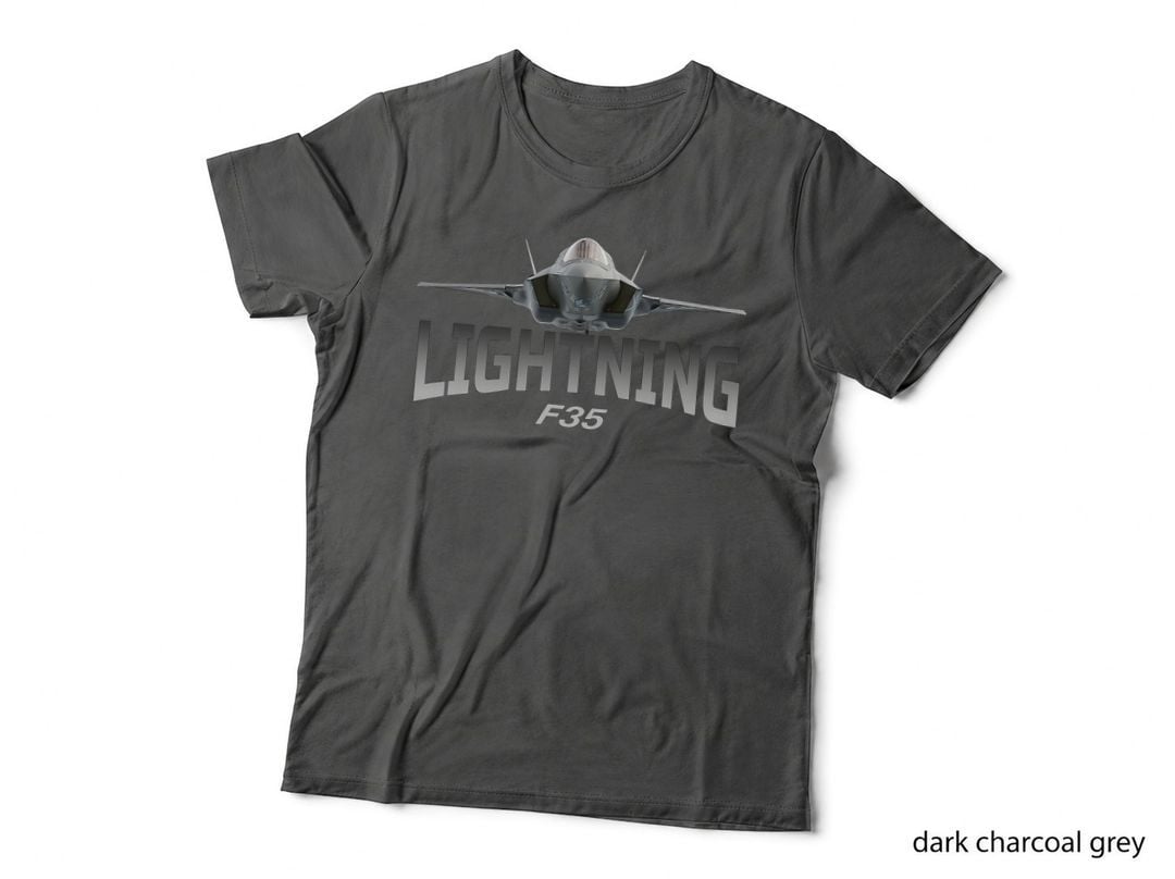 F35 Lightning Jet Fighters, Military Aircraft, Fighter Jets for Men T-Shirt