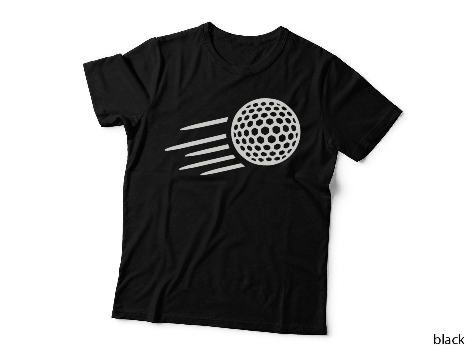 Flying Golf Ball, Golfing, Sports, Men's Active, Casual, Golf Lover Gift T-Shirt
