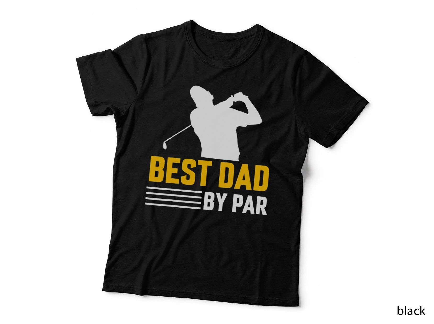 Funny Best Dad by Par Full Golf Father's Day, Dad Gift, Golfing, Men's T-Shirt
