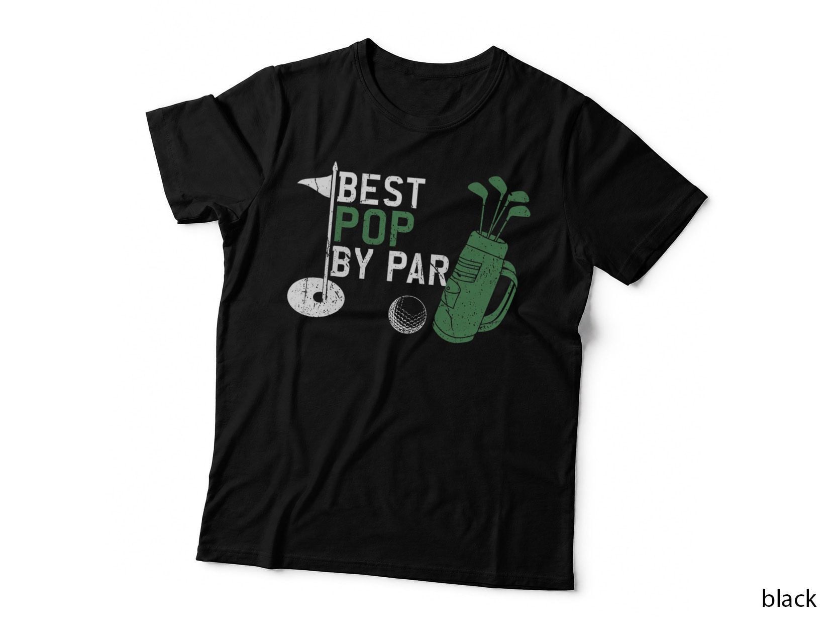 Funny Best Pop by Par Father's Day Golf Lover Golfer T-Shirt