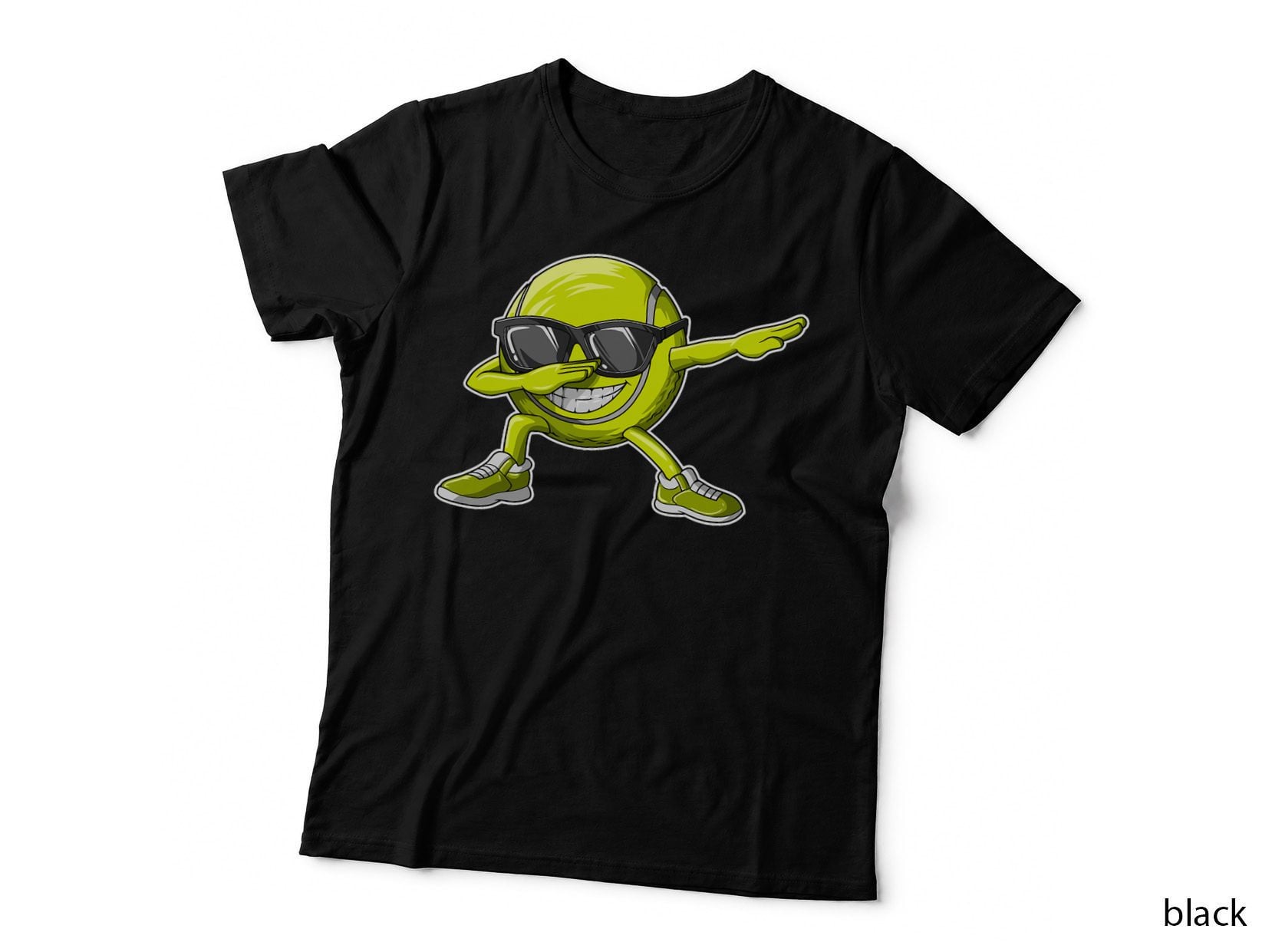 Funny Dabbing Tennis Ball Gift Idea T-Shirt Boys Men Gir T-Shirt