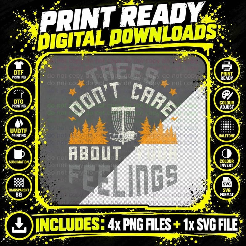 Funny Disc Golf Shirt Men Women Vintage Disc Golfing Png SVG Digital Bundle