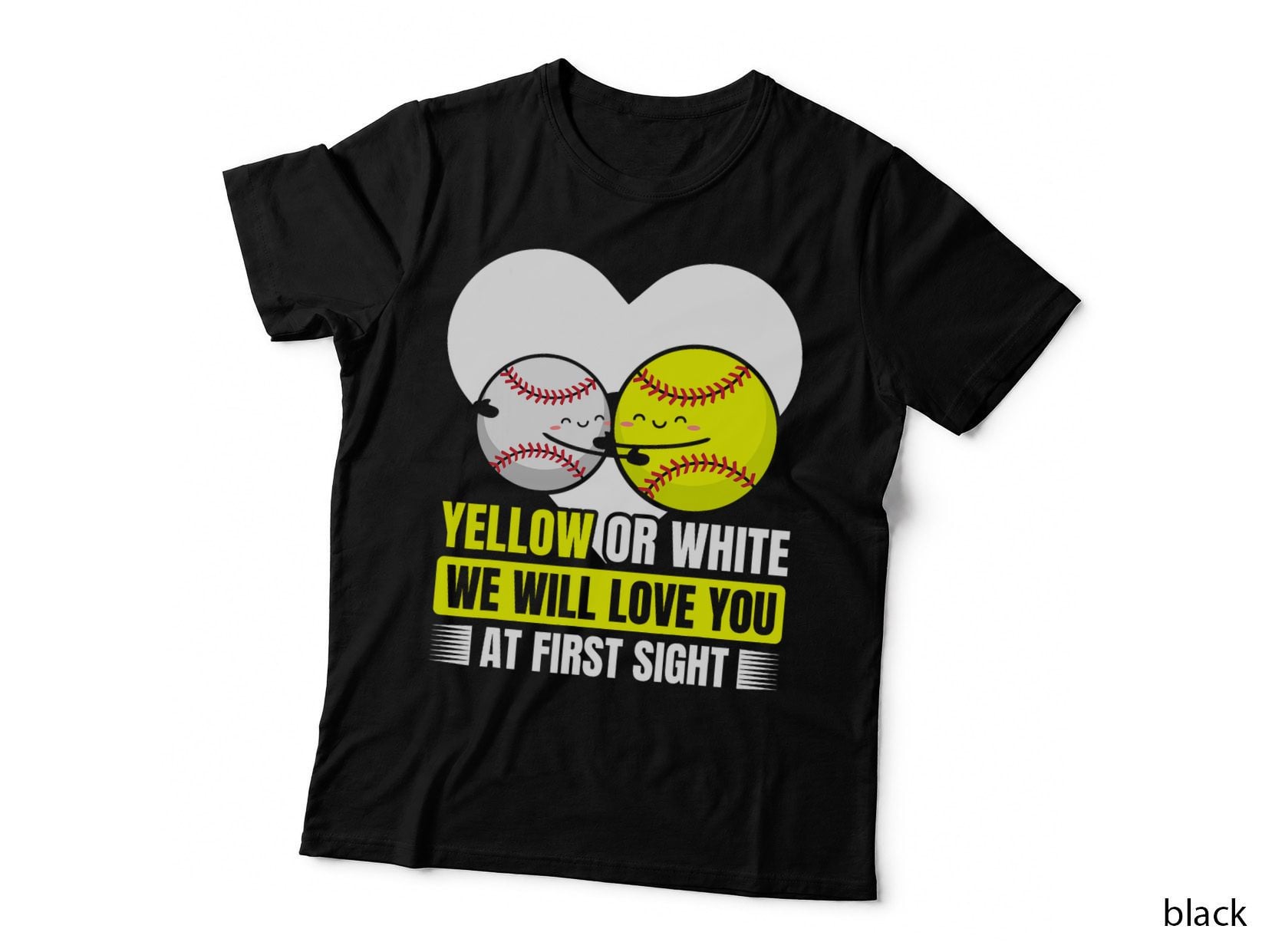 Gender Reveal Party Design for Baseball & Softball Lovers T-Shirt