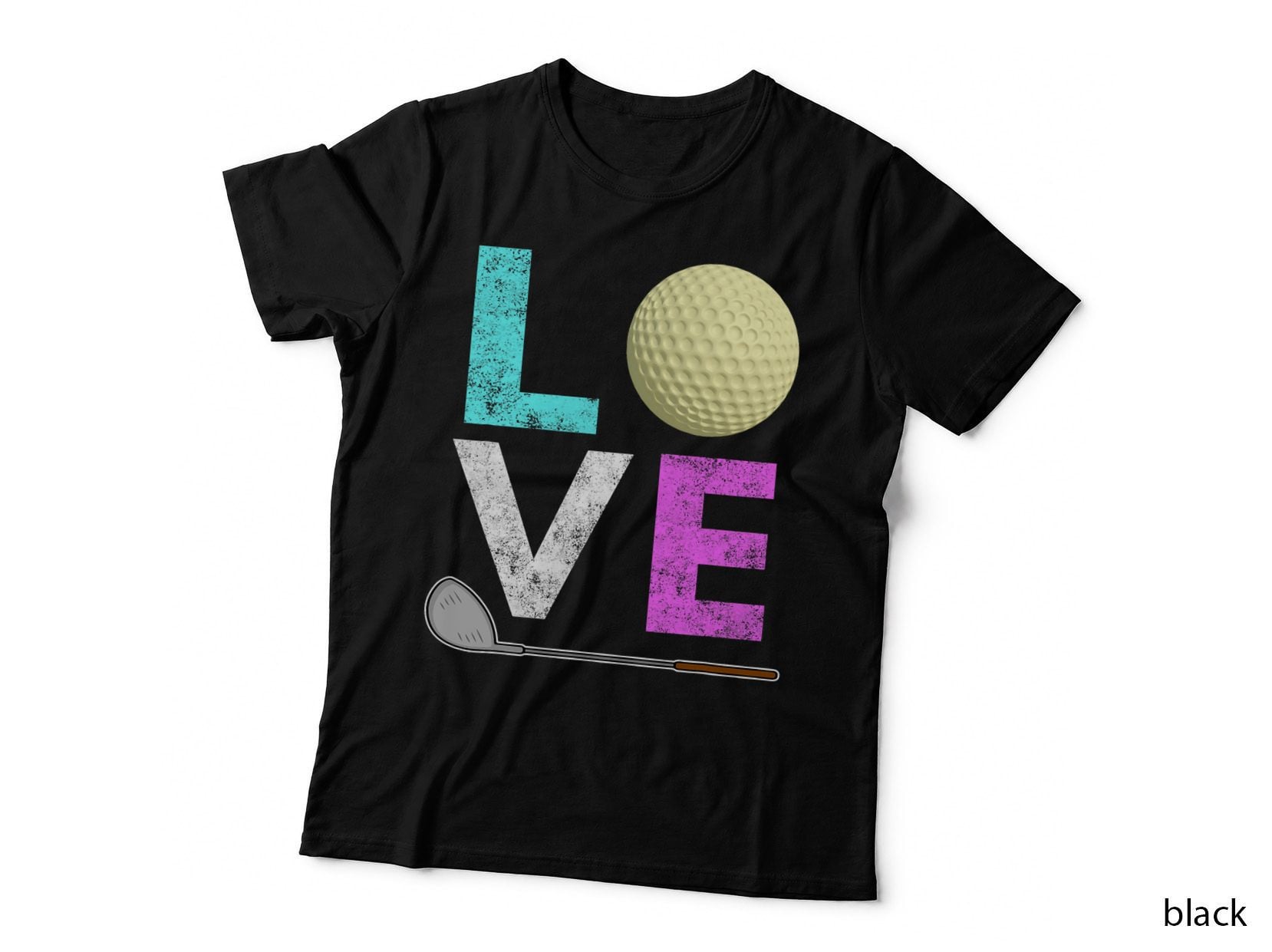 Girls & Women Love Golf Best Fun Lovers Gift, Golfing for Women T-Shirt