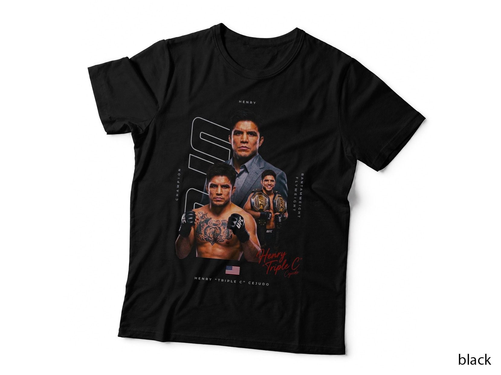Henry Triple C Cejudo MMA Fighter T-Shirt, Mixed Iffy