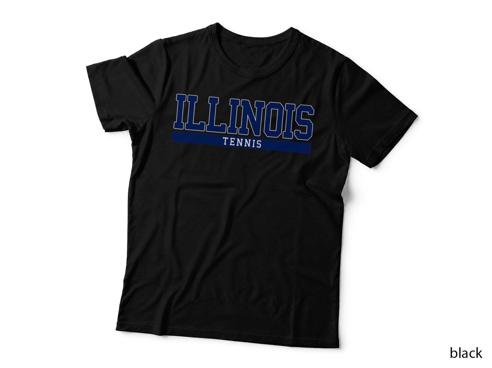Illinois Tennis, Chicago Sports Fan, State Pride, Athletic for Women T-Shirt