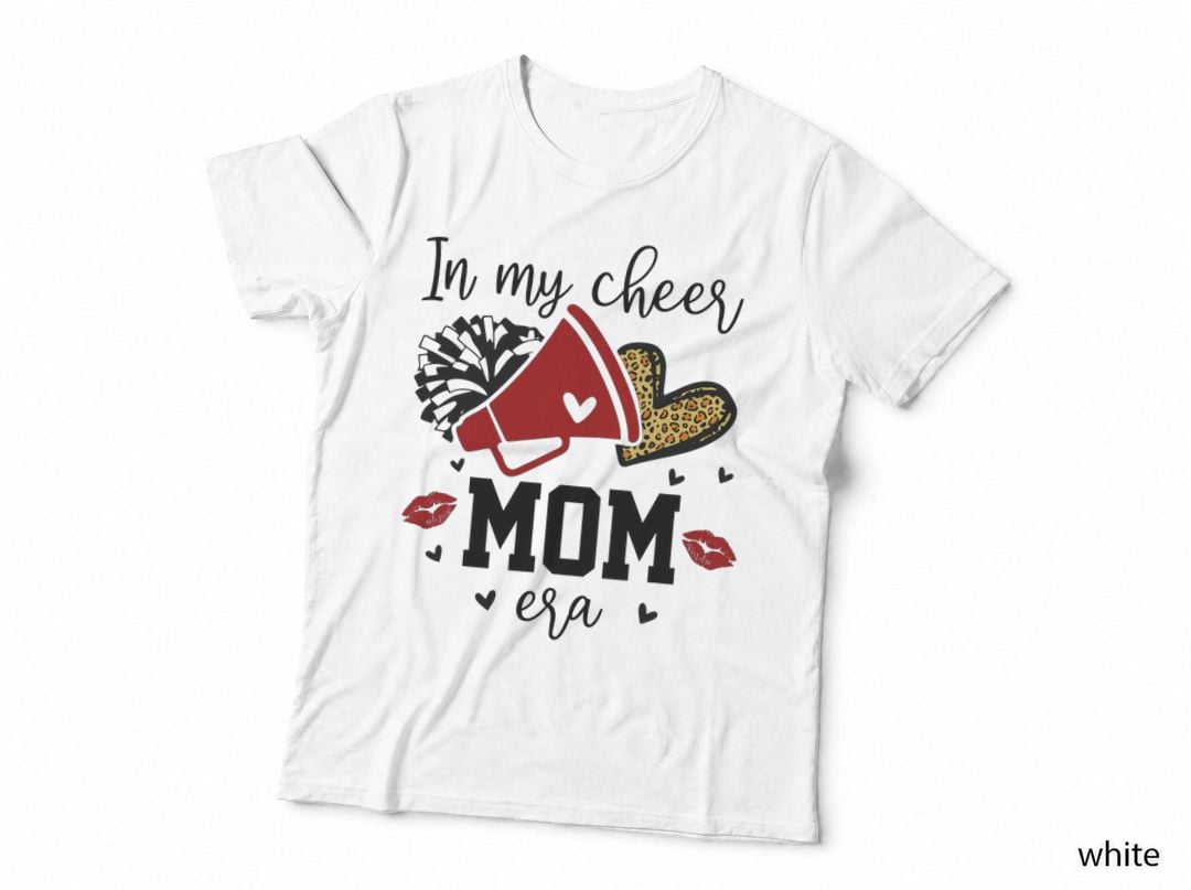 In My Cheer Mom Era Cheerleading Football Mom Women Life T-Shirt