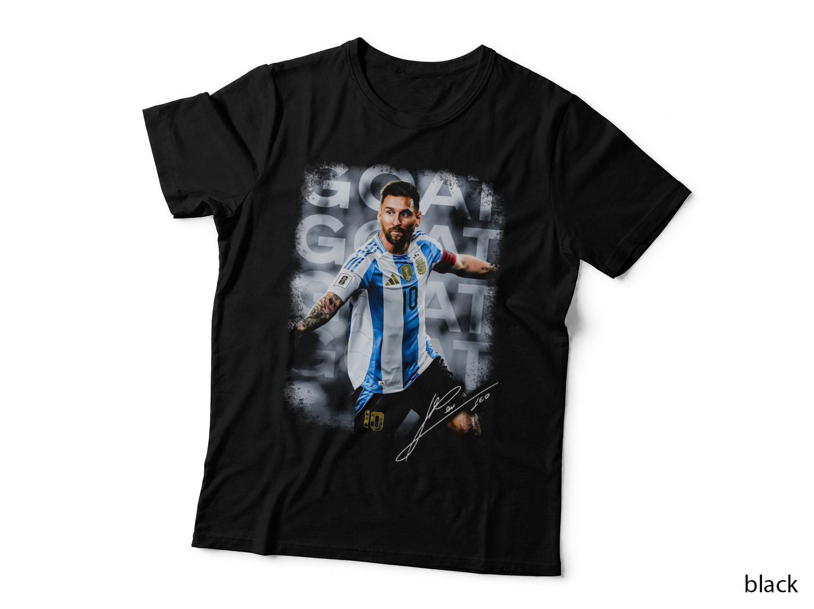Lionel Messi Goat Shirt, Leo Messi Tshirt, Football Soccer Legend T-Shirt