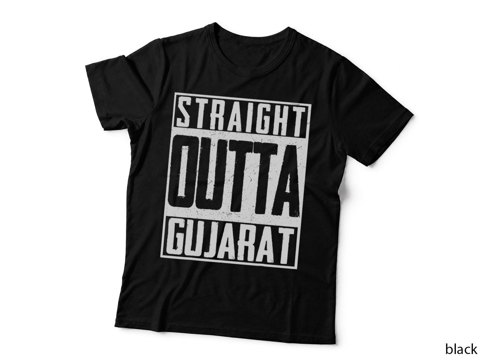 Straight Outta Gujarat India Indian Cricket Pride T-Shirt