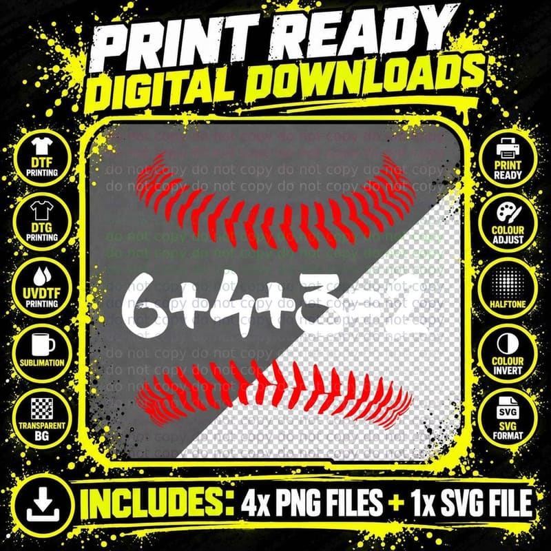 Baseball Math Teacher Gift T-Shirt, Funny Math Joke Png SVG Digital Bundle