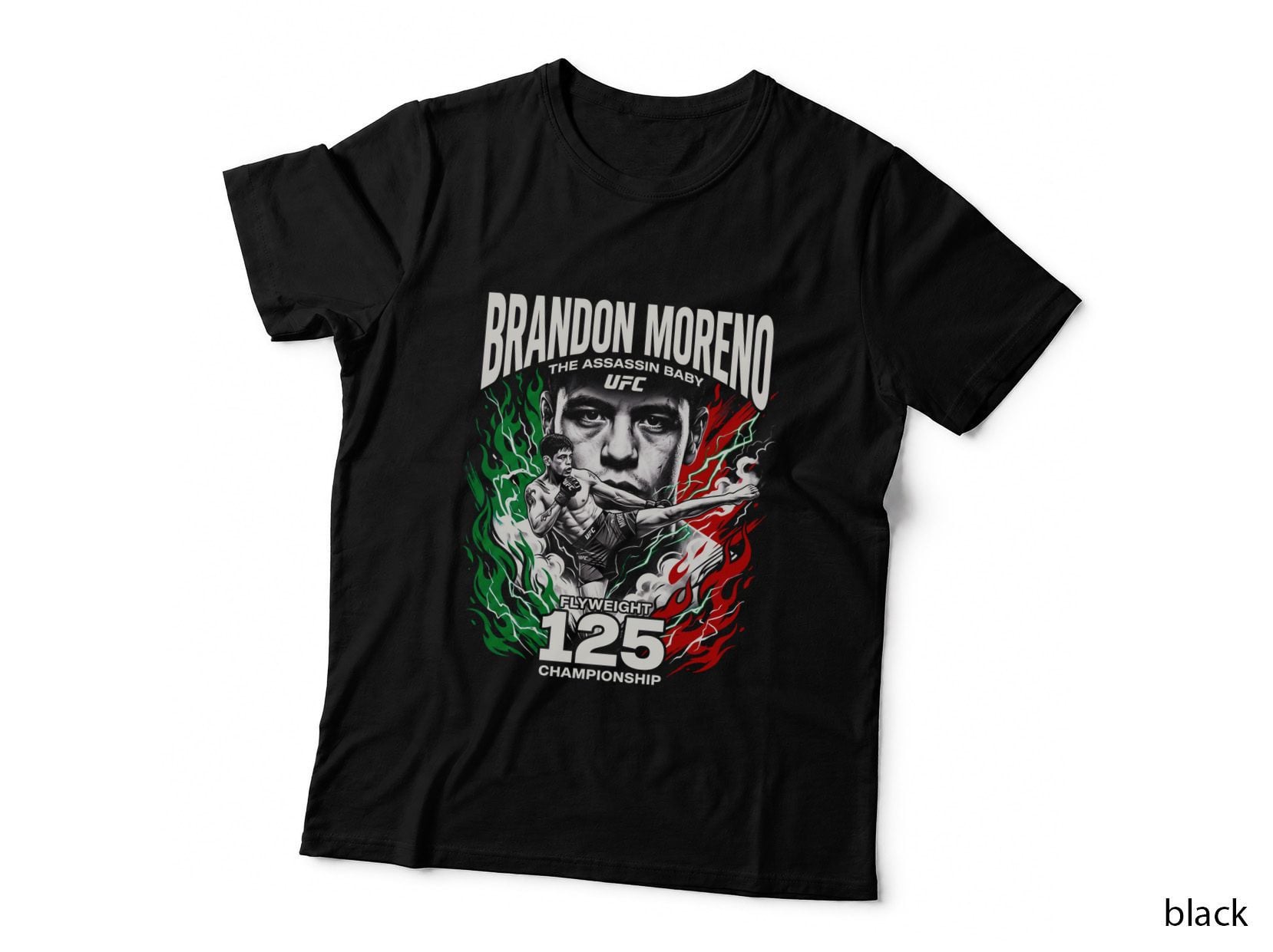 Brandon Moreno MMA 125 Championship T-Shirt, Mixed Iffy