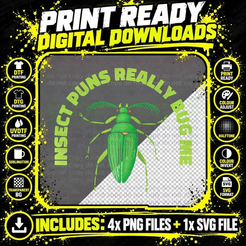 Bug Hunter Insect Bug Catcher Bug Collector Entomologist Png SVG Digital Bundle