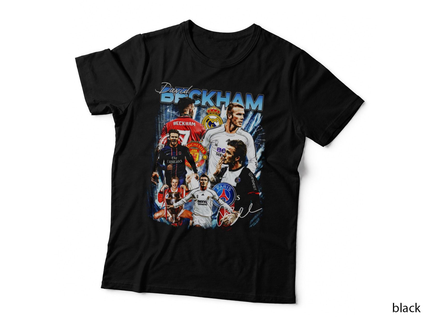 David Beckham Football Fan Tee, Soccer Legend Print, Football Birthday Gift