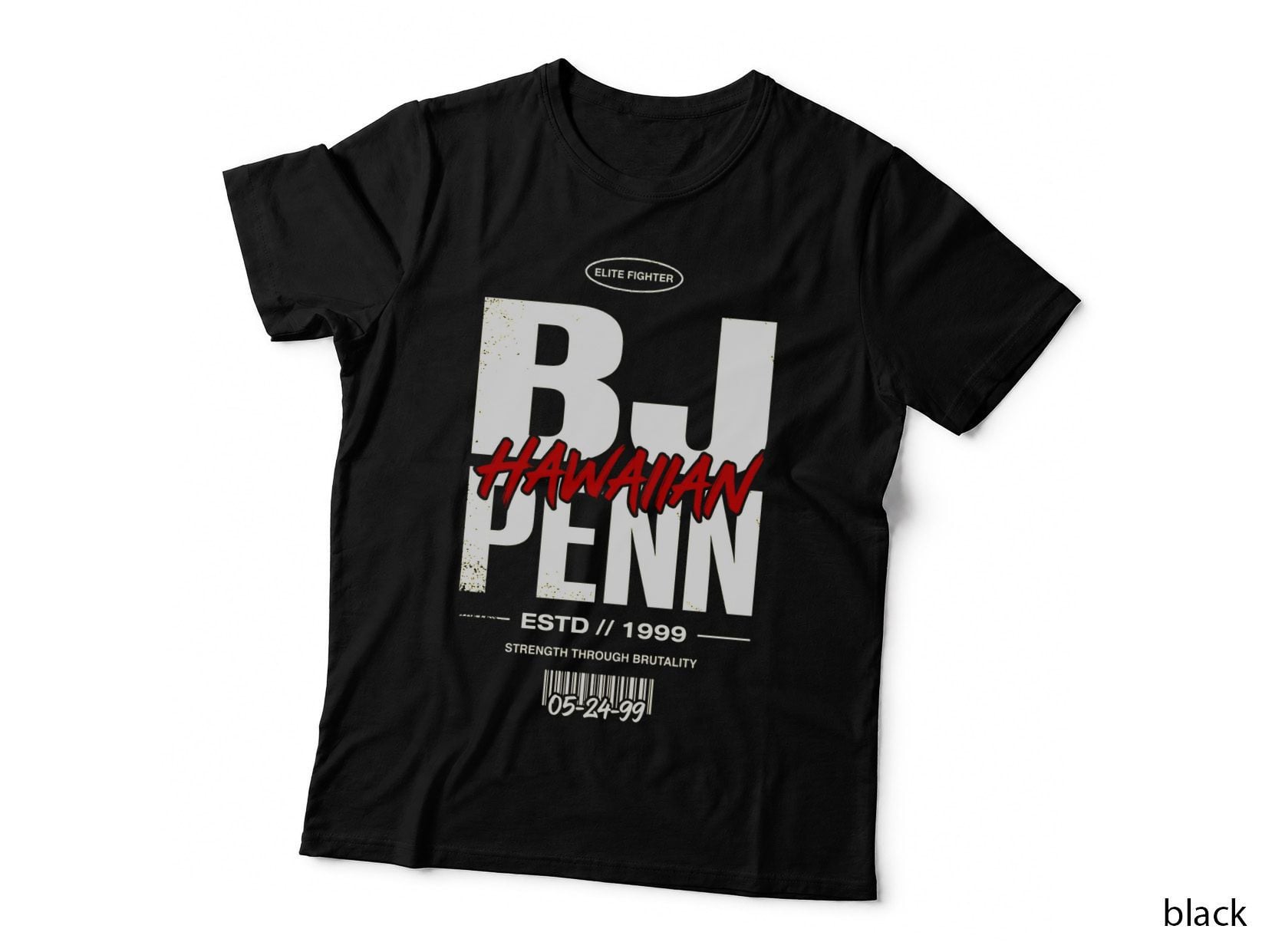 Elite Fighter Banner T-Shirt, B.j. Penn Dustin Poirier Tee