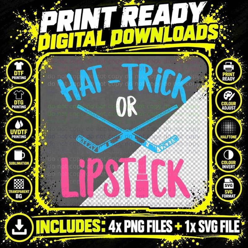 Gender Reveal Ice Hockey Quote for a Ice Hockey Family Png SVG Digital Bundle