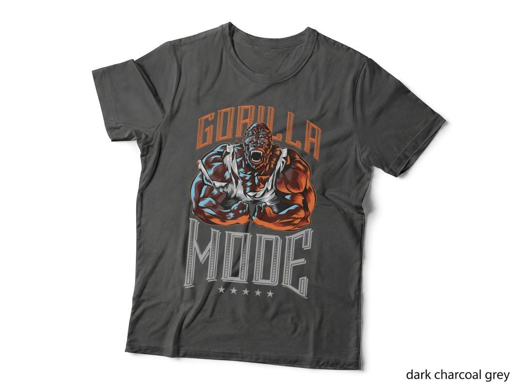 Gorilla Fashion Muscle Biceps Workout Gym Beast Fitness Gain T-Shirt