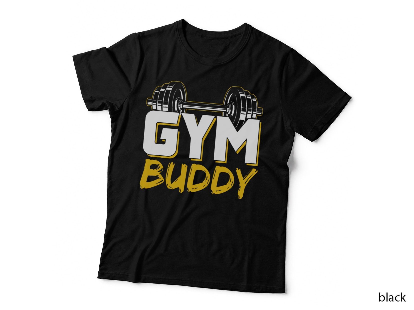 Gym Buddy Workout Fitness Train Training T-Shirt