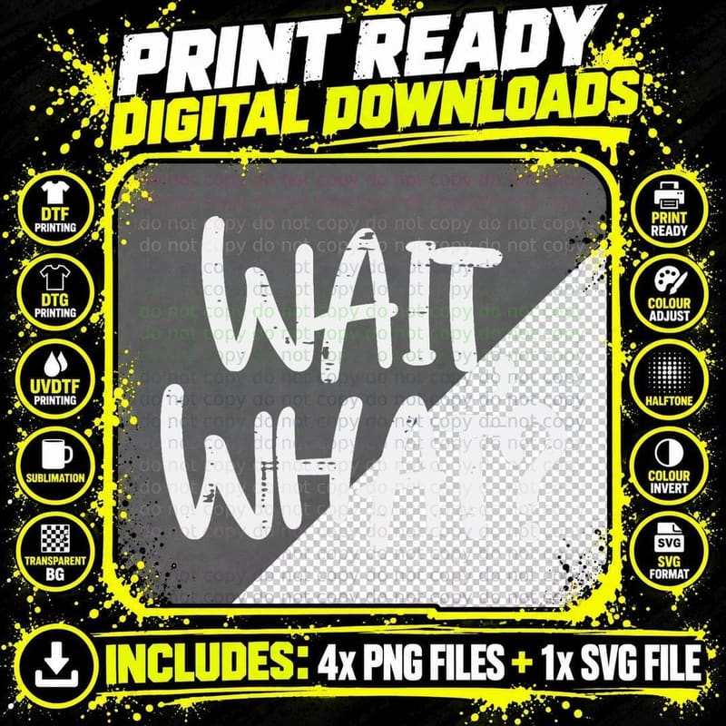 Gym Wait What Funny Workout Fitness Training Women Men Png SVG Digital Bundle