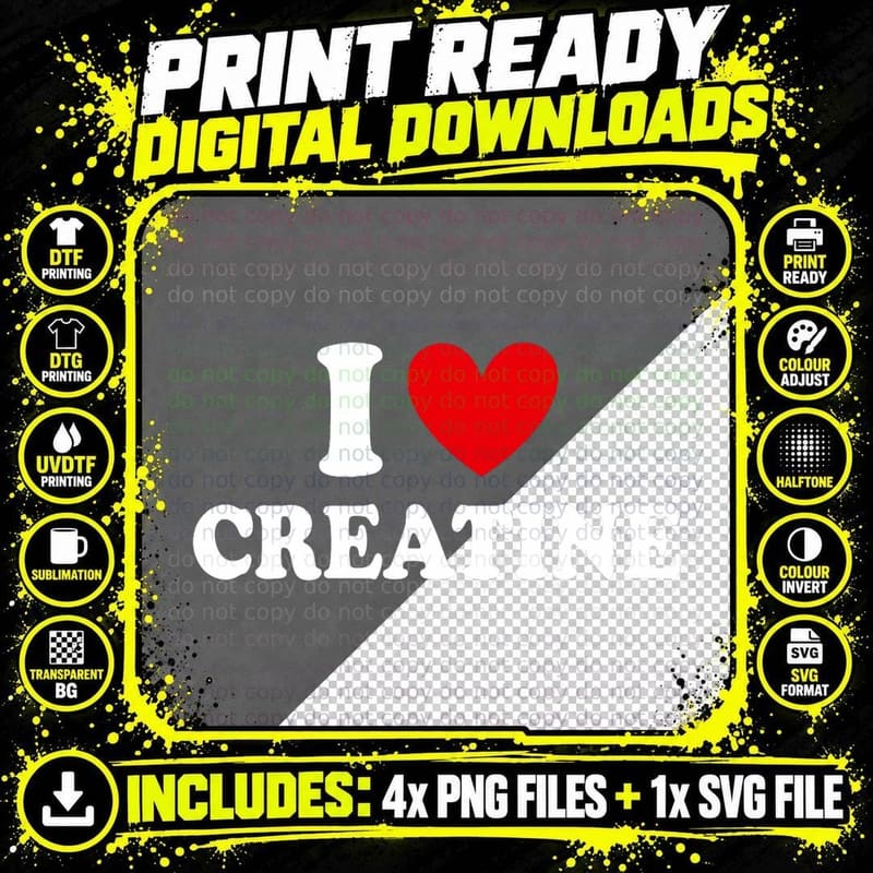 I Love Creatine Funny Gym Fitness Workout Bodybuilding Png SVG Digital Bundle