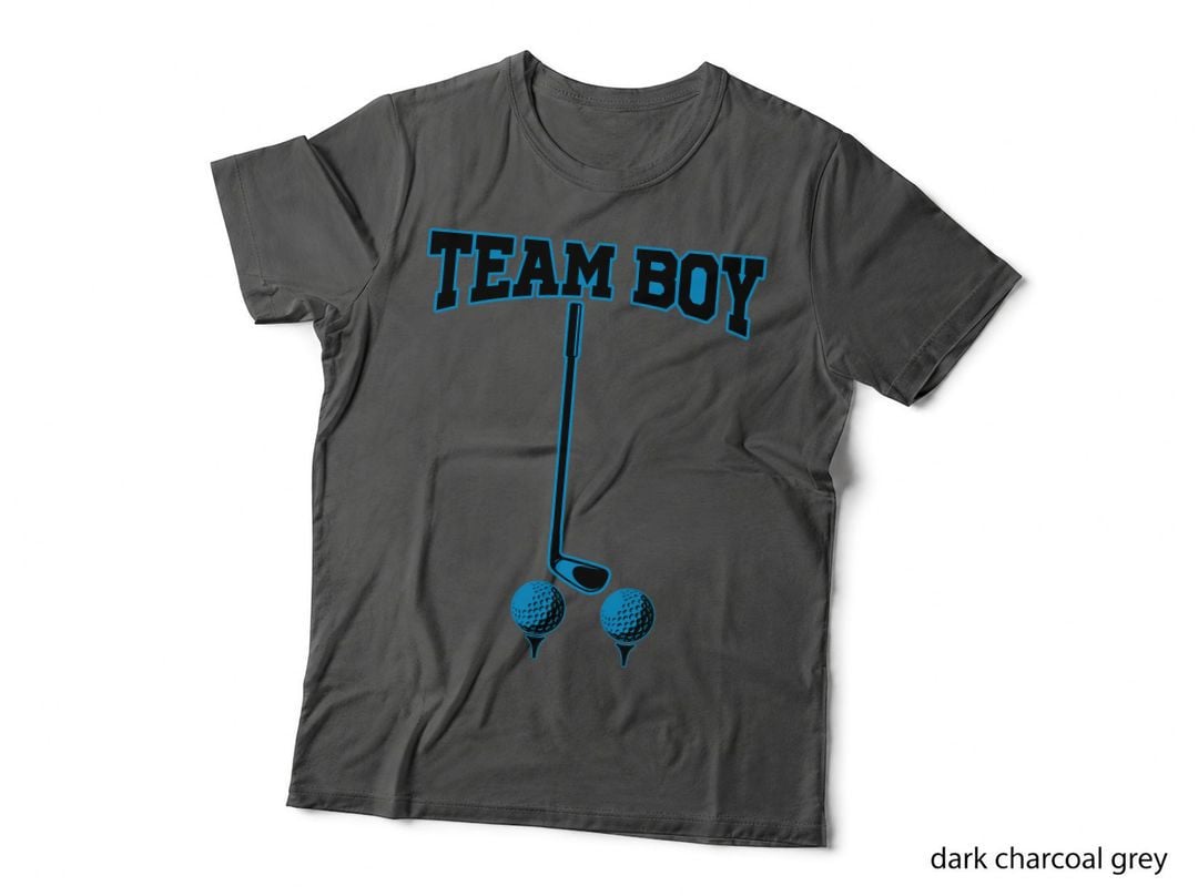 It's a Boy Gender Reveal Party Golf Daddy Funny Humor T-Shirt