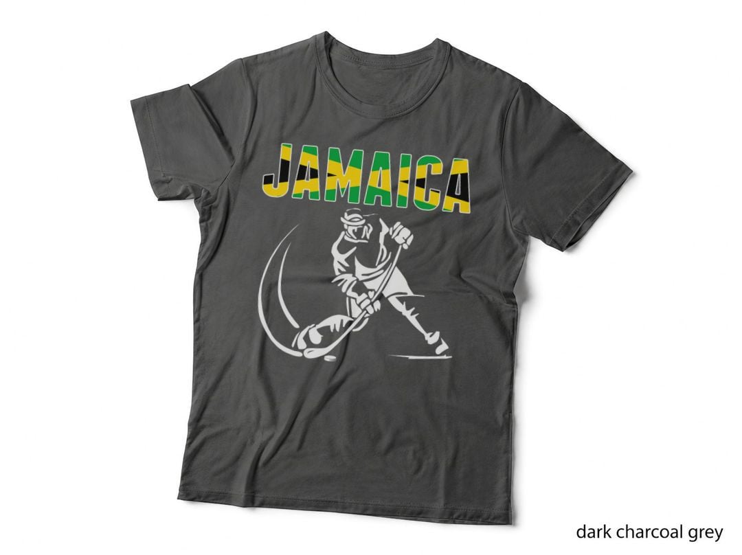 Jamaica Ice Hockey Lovers Jersey - Jamaican Hockey Team Fans T-Shirt