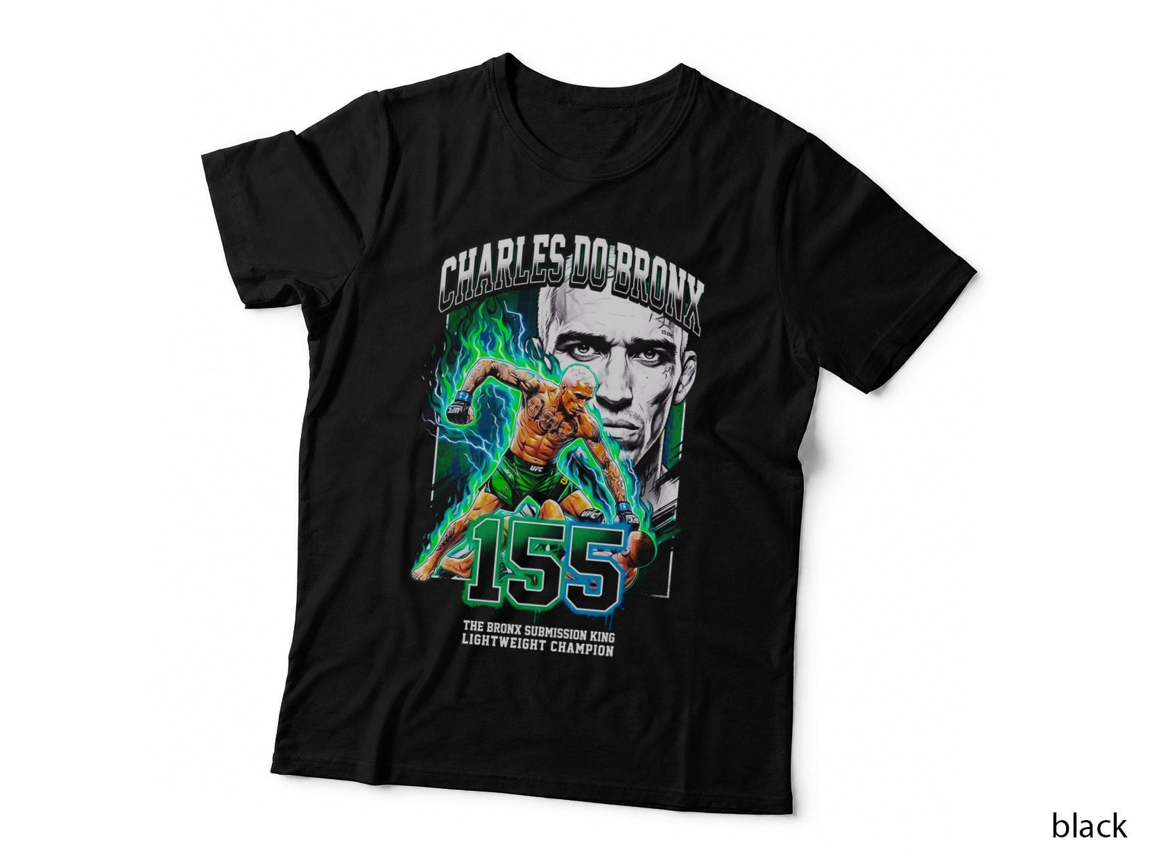 MMA Fighter 155 Lb Champ T-Shirt, Martial Arts Gift, Cage Fight Print