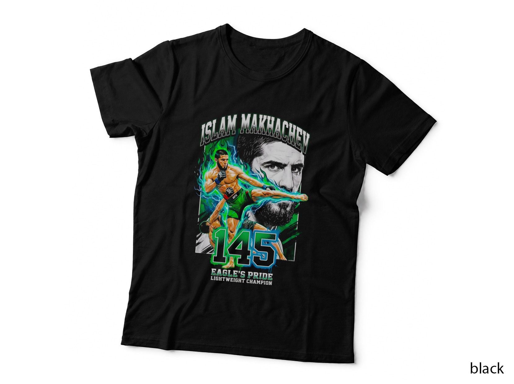 MMA Fighter Print, Cage Fight, Knockout Power Tee