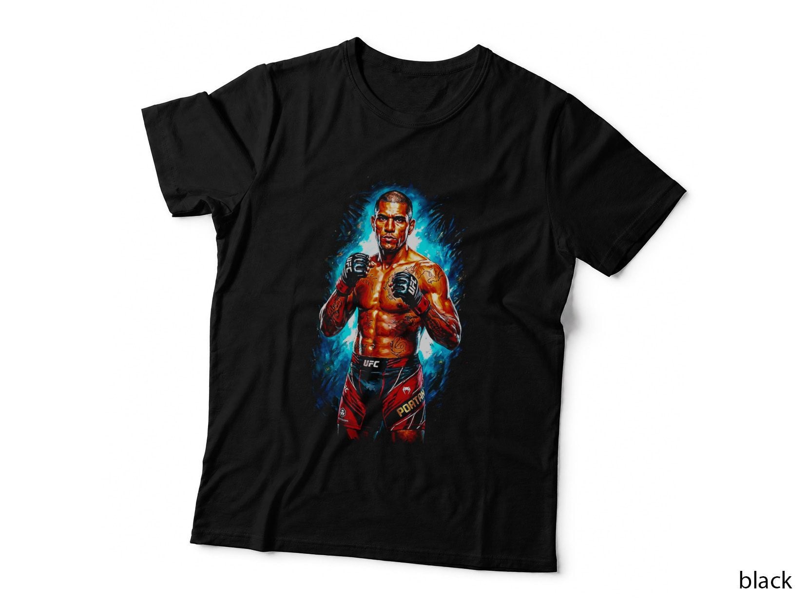MMA Fighter T-Shirt, Boxing Champ Tee, Cage Fight Print