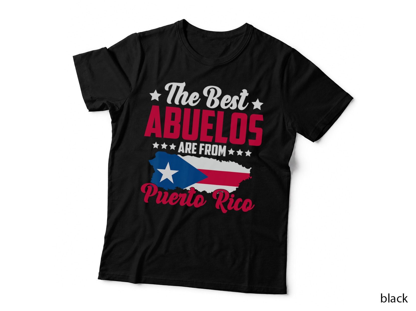 Mens Puerto Rico Funny Baseball Best Abuelo Fathers Day Gift T-Shirt