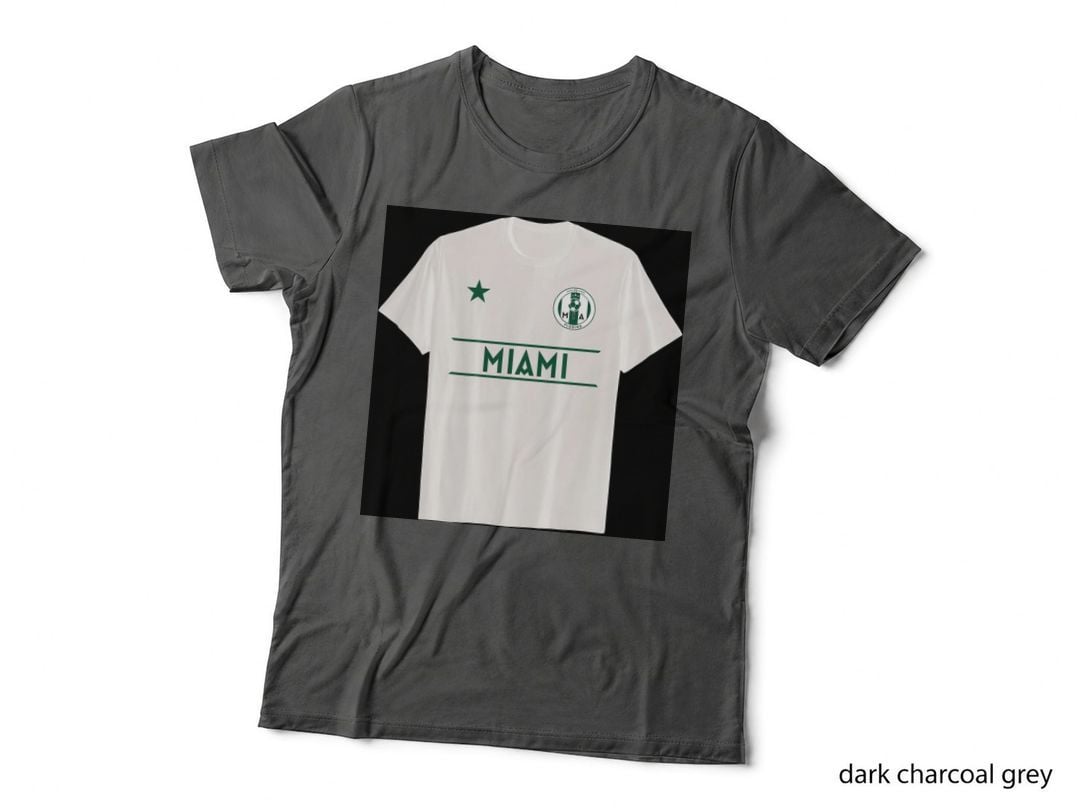 Miami Soccer Jersey Design Co Mens Classic MIAMI Soccer Jersey Original T-Shirt