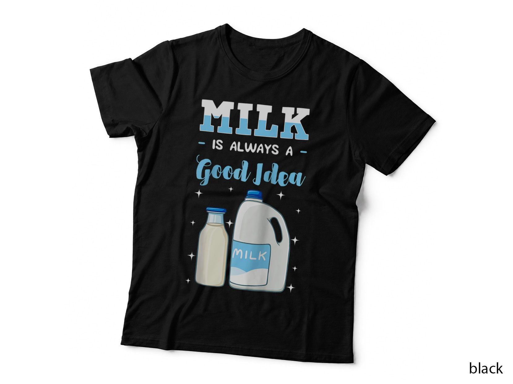 Milk Drink Dairy Lactose Milkshake Oat Powder, Cool Design T-Shirt