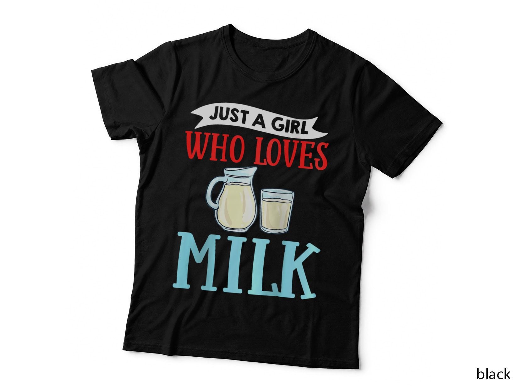 Milk Drink Dairy Lactose Milkshake Oat Powder, Cool Design, Party Gift T-Shirt