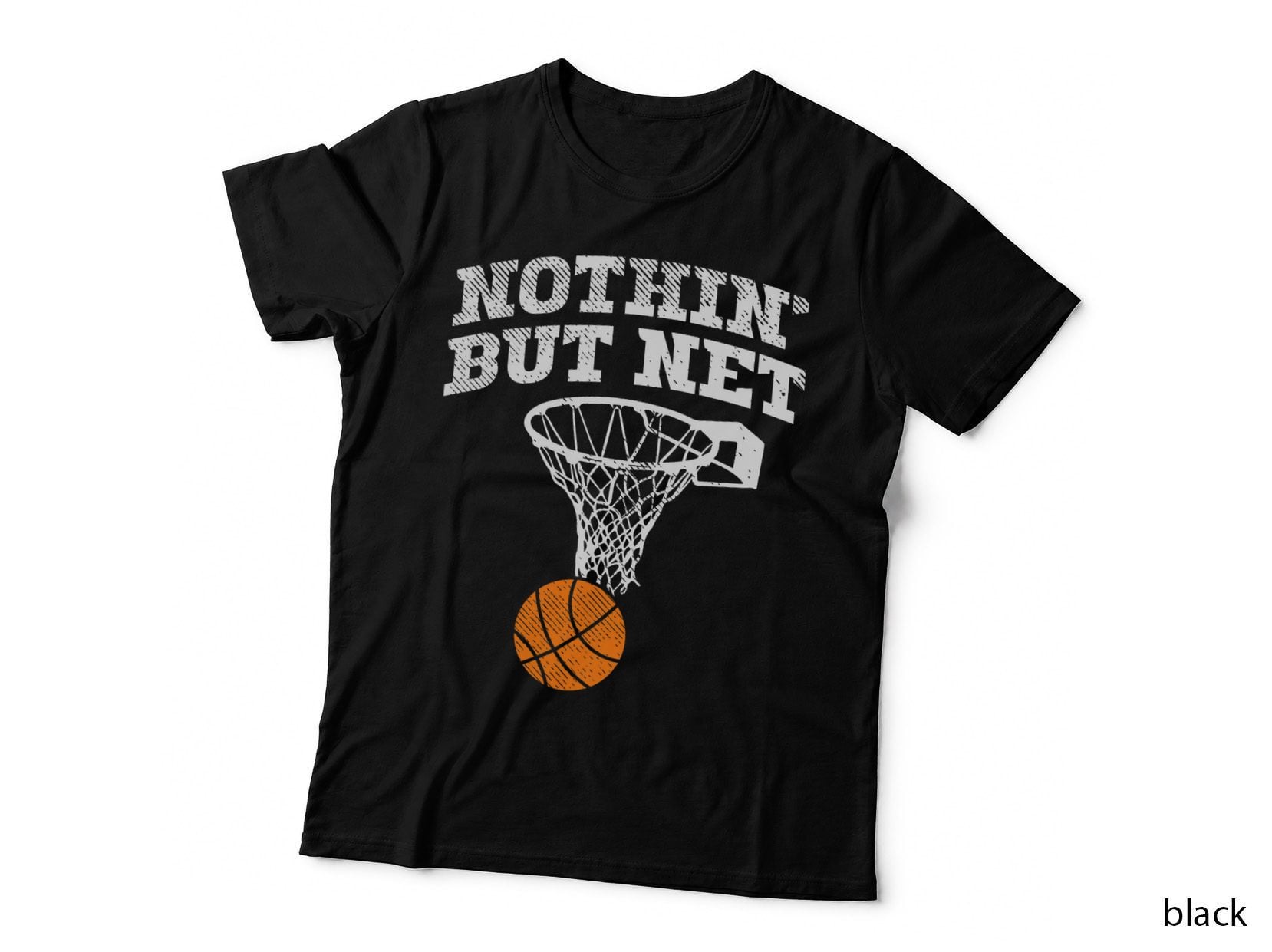 Nothin but Net Basketball Coach Player Baller Daddy Papa Men T-Shirt
