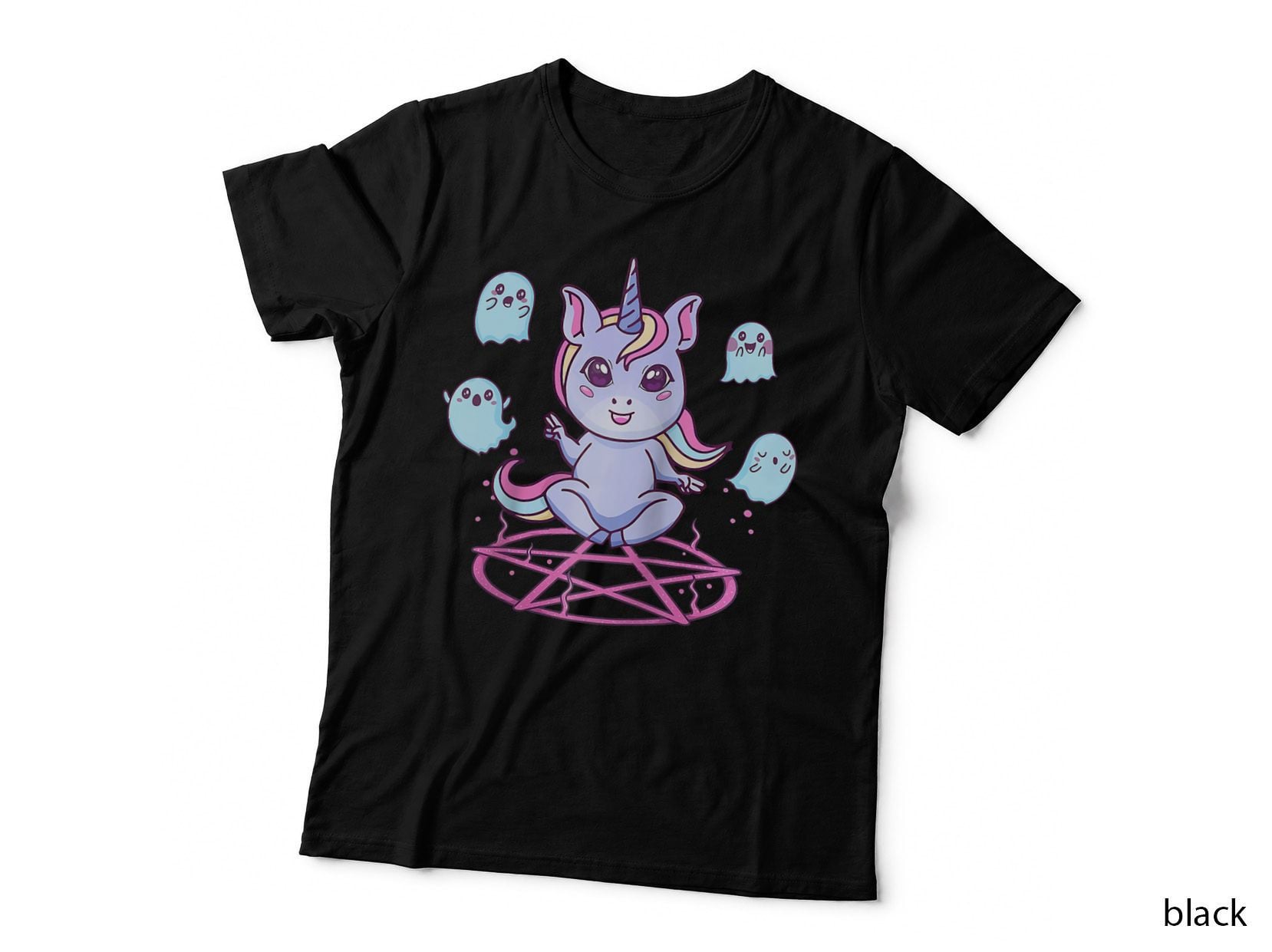 Pastel Goth Occult Baphomet Shirt Unicorn Costume Women Men, Cool Design T-Shirt