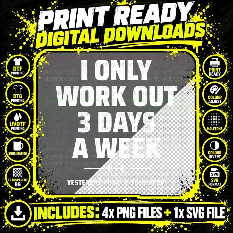 Personal Trainer - Gym Exercise Fitness Meme - Funny Png SVG Digital Bundle