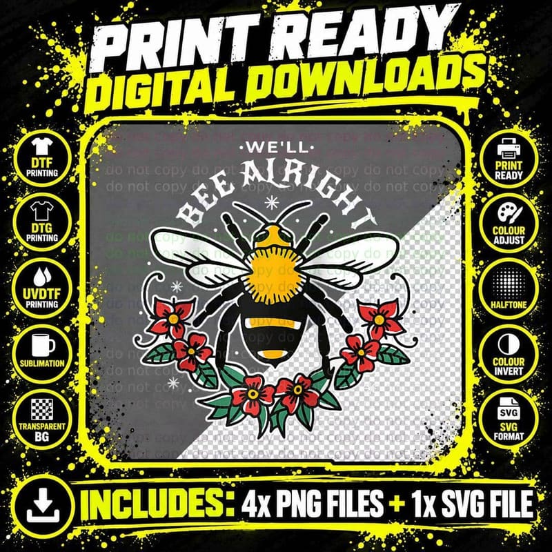 Retro Bee Lover Beekeeper Mom Women Bee Insect Bee Png SVG Digital Bundle