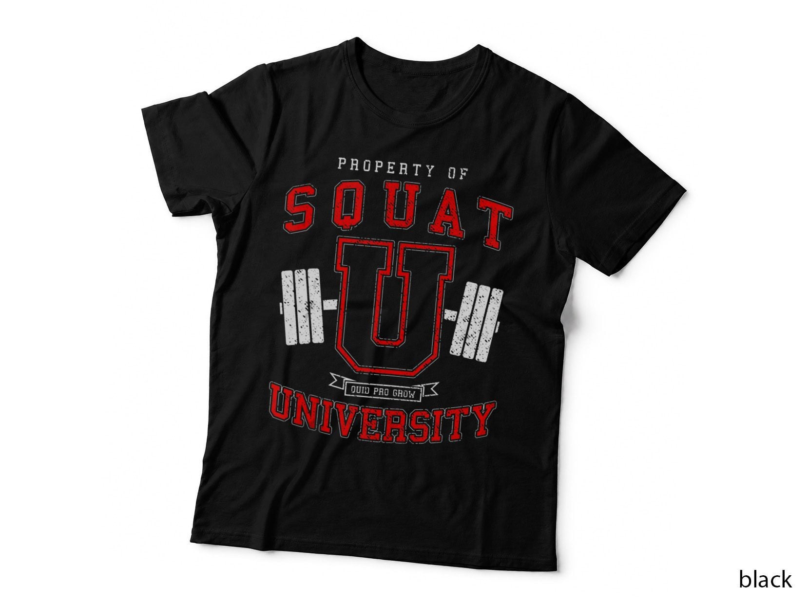 Squat University Vintage Varsity Fitness Gym Workout, Muscle T-Shirt