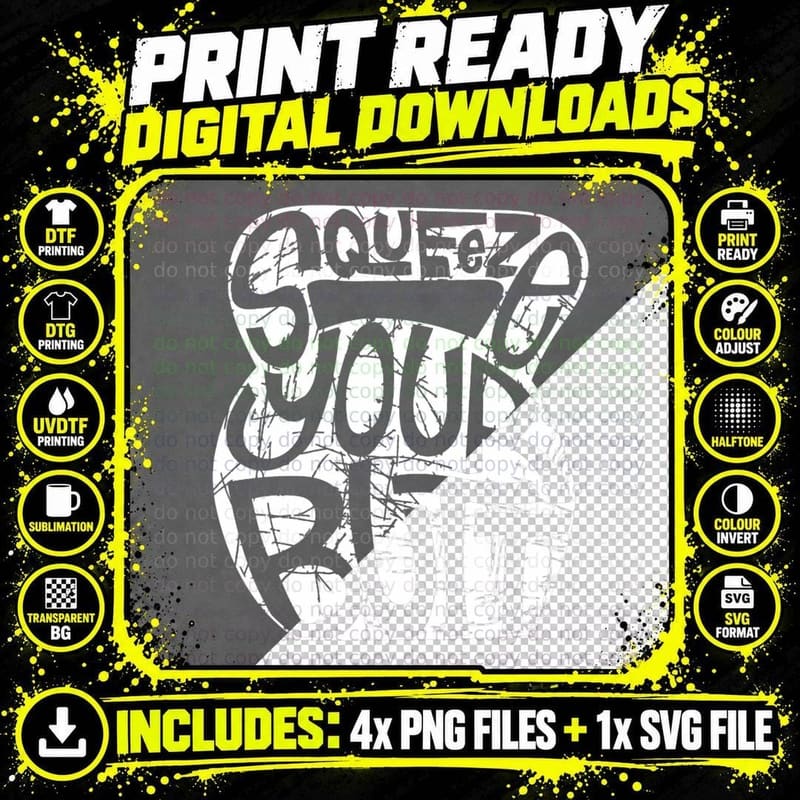 Squeeze Your Butt Kettlebell Funny Workout Gym T-Shirt Png SVG Digital Bundle